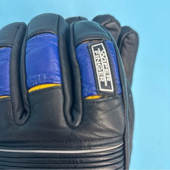 Choko Design Racing Gloves Leather Thinsulate Ski Snowmobile Checkered Small - Picture 7 of 8